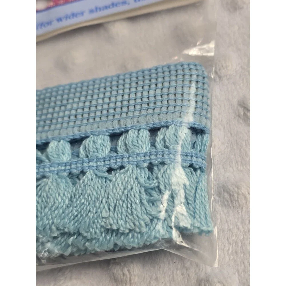 Vintage Fringe Teal Newell New Accents On Shades Self Adhesive Window Shade Trim